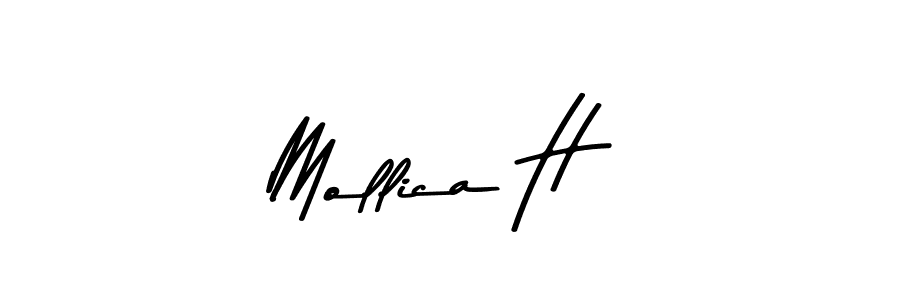 This is the best signature style for the Mollica H name. Also you like these signature font (Asem Kandis PERSONAL USE). Mix name signature. Mollica H signature style 9 images and pictures png