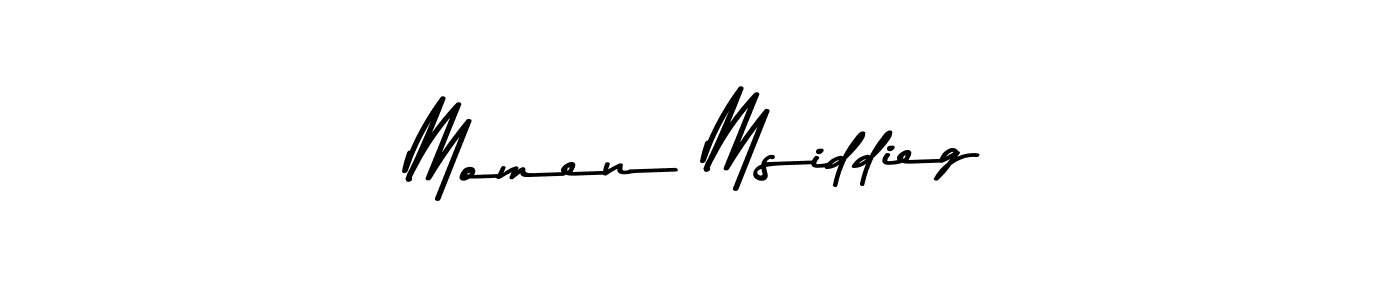 Make a beautiful signature design for name Momen Msiddieg. Use this online signature maker to create a handwritten signature for free. Momen Msiddieg signature style 9 images and pictures png