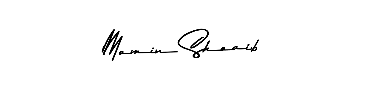 Asem Kandis PERSONAL USE is a professional signature style that is perfect for those who want to add a touch of class to their signature. It is also a great choice for those who want to make their signature more unique. Get Momin Shoaib name to fancy signature for free. Momin Shoaib signature style 9 images and pictures png