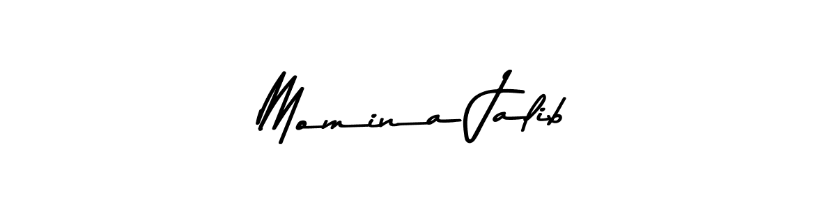 Use a signature maker to create a handwritten signature online. With this signature software, you can design (Asem Kandis PERSONAL USE) your own signature for name Momina Jalib. Momina Jalib signature style 9 images and pictures png