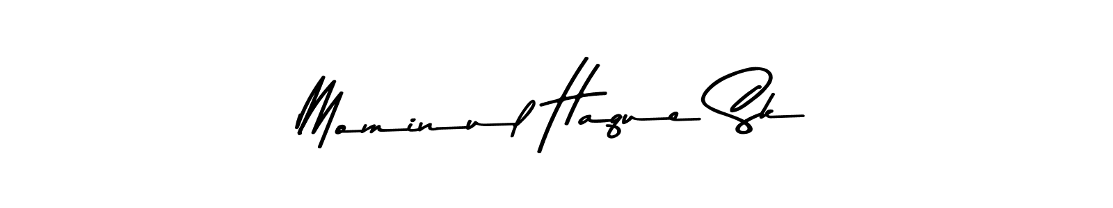 Create a beautiful signature design for name Mominul Haque Sk. With this signature (Asem Kandis PERSONAL USE) fonts, you can make a handwritten signature for free. Mominul Haque Sk signature style 9 images and pictures png