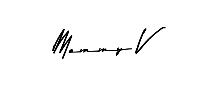 Make a beautiful signature design for name Mommy V. With this signature (Asem Kandis PERSONAL USE) style, you can create a handwritten signature for free. Mommy V signature style 9 images and pictures png