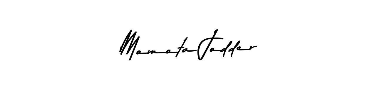 Design your own signature with our free online signature maker. With this signature software, you can create a handwritten (Asem Kandis PERSONAL USE) signature for name Momota Jodder. Momota Jodder signature style 9 images and pictures png