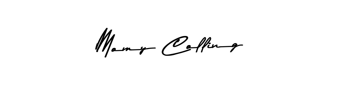 Design your own signature with our free online signature maker. With this signature software, you can create a handwritten (Asem Kandis PERSONAL USE) signature for name Momy Colling. Momy Colling signature style 9 images and pictures png