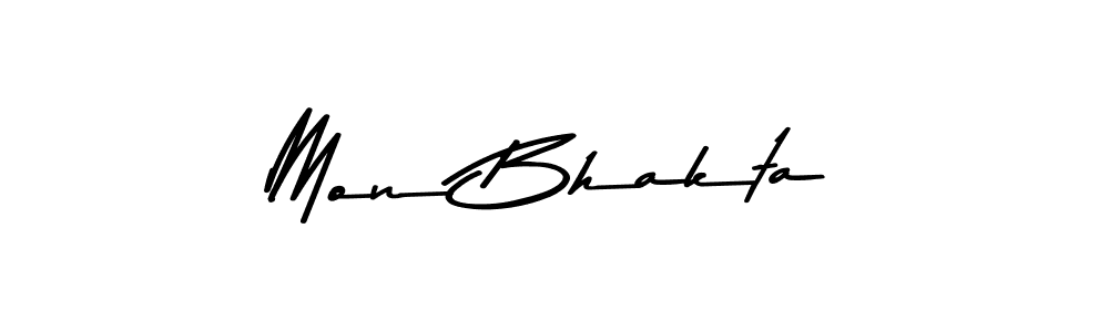 Mon Bhakta stylish signature style. Best Handwritten Sign (Asem Kandis PERSONAL USE) for my name. Handwritten Signature Collection Ideas for my name Mon Bhakta. Mon Bhakta signature style 9 images and pictures png