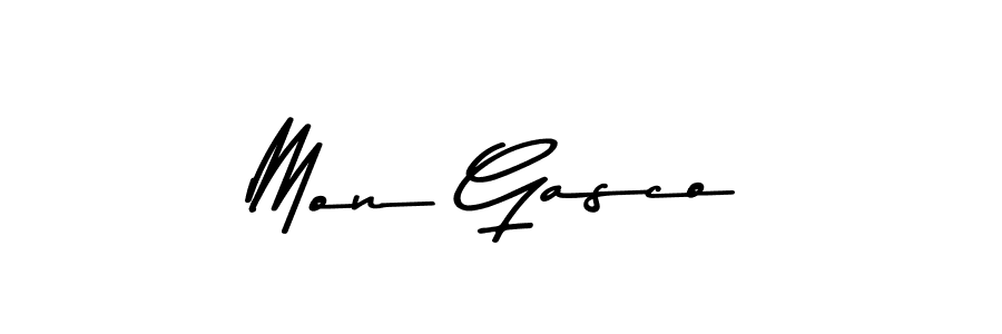 Make a beautiful signature design for name Mon Gasco. Use this online signature maker to create a handwritten signature for free. Mon Gasco signature style 9 images and pictures png