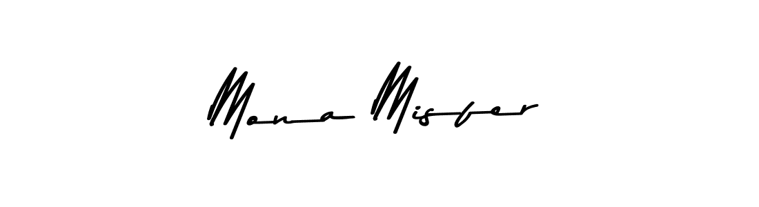 Design your own signature with our free online signature maker. With this signature software, you can create a handwritten (Asem Kandis PERSONAL USE) signature for name Mona Misfer. Mona Misfer signature style 9 images and pictures png