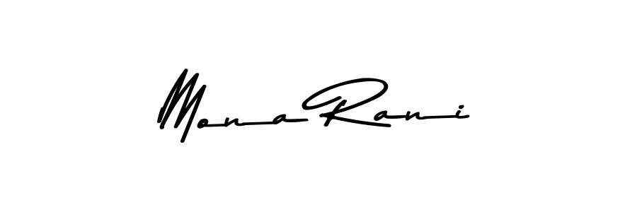 Make a beautiful signature design for name Mona Rani. With this signature (Asem Kandis PERSONAL USE) style, you can create a handwritten signature for free. Mona Rani signature style 9 images and pictures png