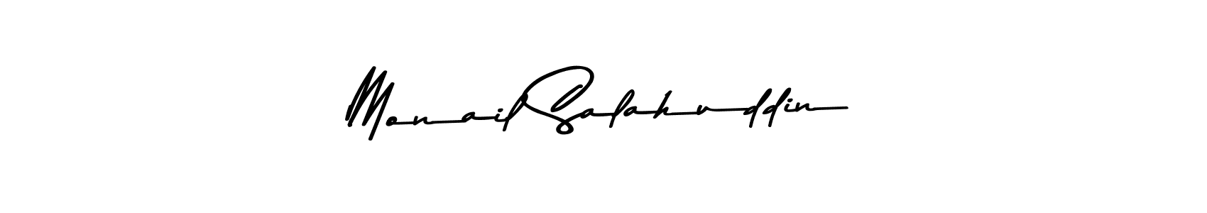 Similarly Asem Kandis PERSONAL USE is the best handwritten signature design. Signature creator online .You can use it as an online autograph creator for name Monail Salahuddin. Monail Salahuddin signature style 9 images and pictures png