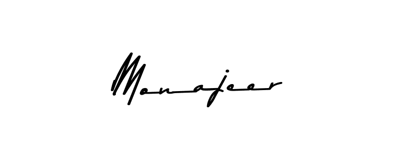 Monajeer stylish signature style. Best Handwritten Sign (Asem Kandis PERSONAL USE) for my name. Handwritten Signature Collection Ideas for my name Monajeer. Monajeer signature style 9 images and pictures png