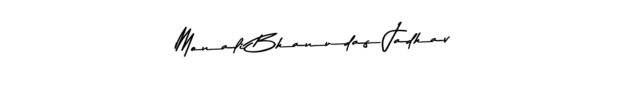 Create a beautiful signature design for name Monali Bhanudas Jadhav. With this signature (Asem Kandis PERSONAL USE) fonts, you can make a handwritten signature for free. Monali Bhanudas Jadhav signature style 9 images and pictures png
