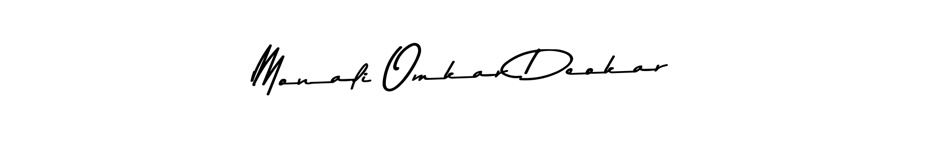 Monali Omkar Deokar stylish signature style. Best Handwritten Sign (Asem Kandis PERSONAL USE) for my name. Handwritten Signature Collection Ideas for my name Monali Omkar Deokar. Monali Omkar Deokar signature style 9 images and pictures png