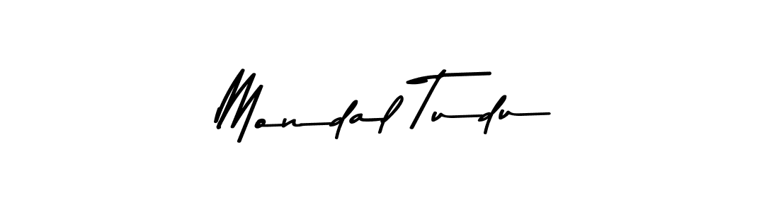 Mondal Tudu stylish signature style. Best Handwritten Sign (Asem Kandis PERSONAL USE) for my name. Handwritten Signature Collection Ideas for my name Mondal Tudu. Mondal Tudu signature style 9 images and pictures png