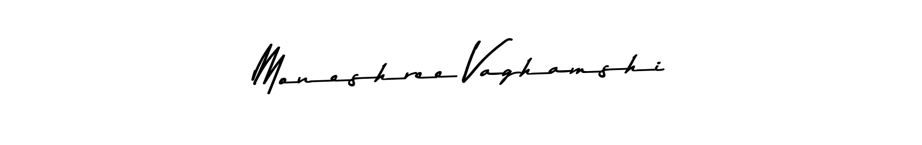 Use a signature maker to create a handwritten signature online. With this signature software, you can design (Asem Kandis PERSONAL USE) your own signature for name Moneshree Vaghamshi. Moneshree Vaghamshi signature style 9 images and pictures png