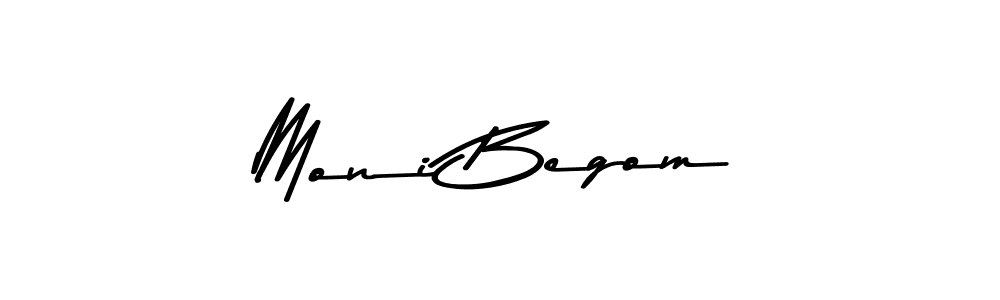 Make a beautiful signature design for name Moni Begom. With this signature (Asem Kandis PERSONAL USE) style, you can create a handwritten signature for free. Moni Begom signature style 9 images and pictures png