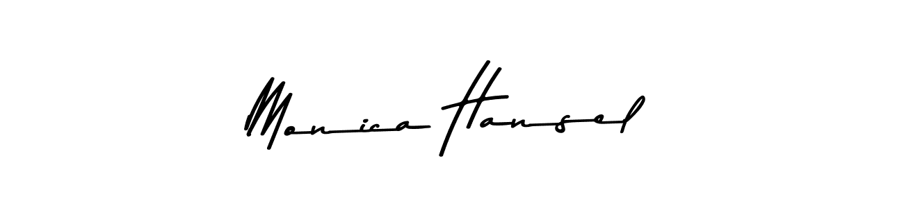 How to Draw Monica Hansel signature style? Asem Kandis PERSONAL USE is a latest design signature styles for name Monica Hansel. Monica Hansel signature style 9 images and pictures png