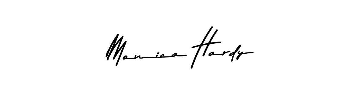 Design your own signature with our free online signature maker. With this signature software, you can create a handwritten (Asem Kandis PERSONAL USE) signature for name Monica Hardy. Monica Hardy signature style 9 images and pictures png