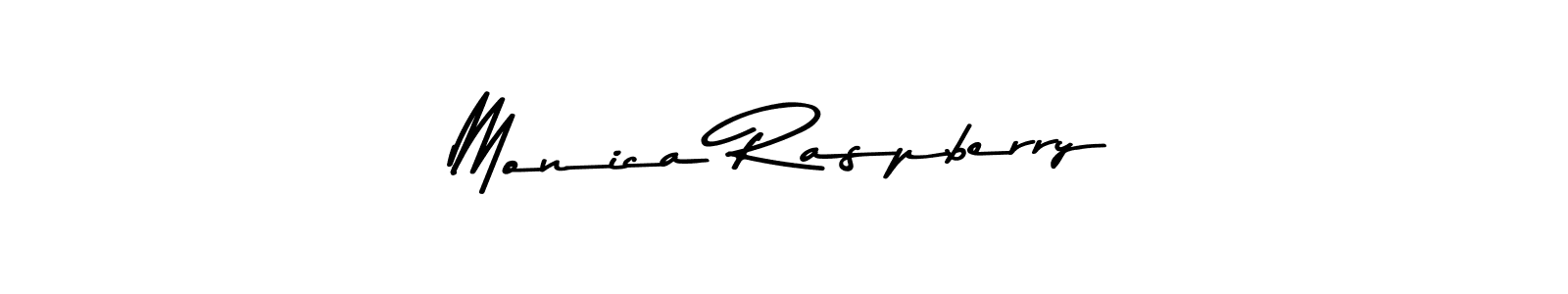 How to make Monica Raspberry signature? Asem Kandis PERSONAL USE is a professional autograph style. Create handwritten signature for Monica Raspberry name. Monica Raspberry signature style 9 images and pictures png