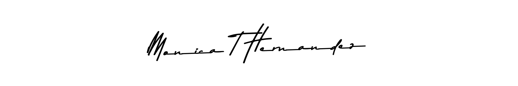 Also You can easily find your signature by using the search form. We will create Monica T Hernandez name handwritten signature images for you free of cost using Asem Kandis PERSONAL USE sign style. Monica T Hernandez signature style 9 images and pictures png