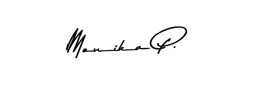 if you are searching for the best signature style for your name Monika P.. so please give up your signature search. here we have designed multiple signature styles  using Asem Kandis PERSONAL USE. Monika P. signature style 9 images and pictures png