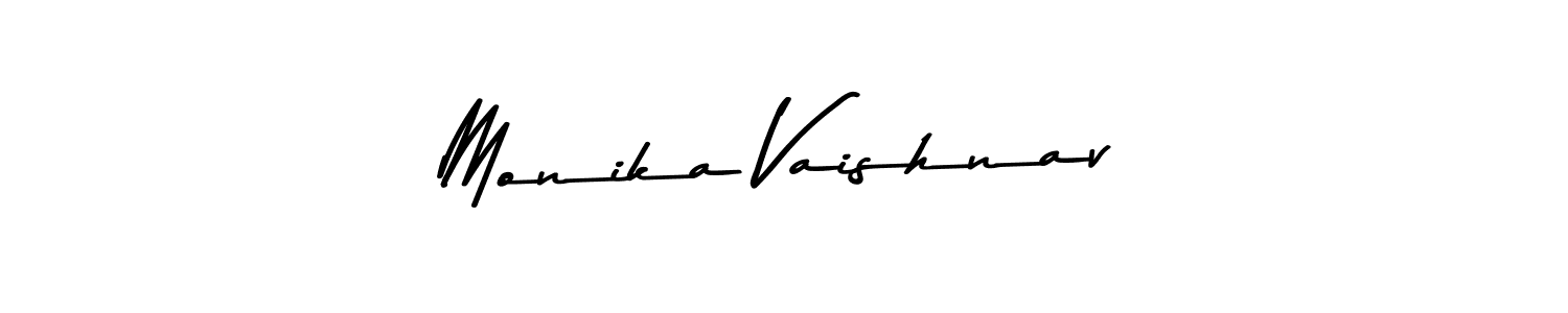 Use a signature maker to create a handwritten signature online. With this signature software, you can design (Asem Kandis PERSONAL USE) your own signature for name Monika Vaishnav. Monika Vaishnav signature style 9 images and pictures png