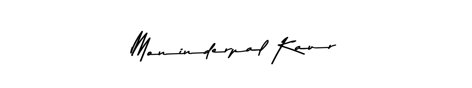 Use a signature maker to create a handwritten signature online. With this signature software, you can design (Asem Kandis PERSONAL USE) your own signature for name Moninderpal Kaur. Moninderpal Kaur signature style 9 images and pictures png