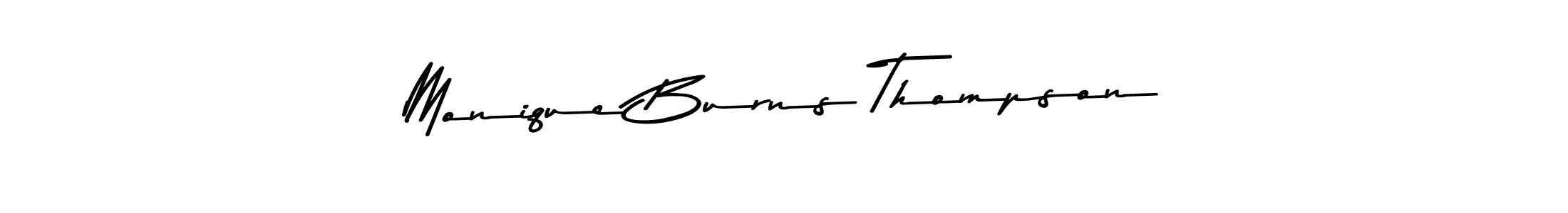Monique Burns Thompson stylish signature style. Best Handwritten Sign (Asem Kandis PERSONAL USE) for my name. Handwritten Signature Collection Ideas for my name Monique Burns Thompson. Monique Burns Thompson signature style 9 images and pictures png