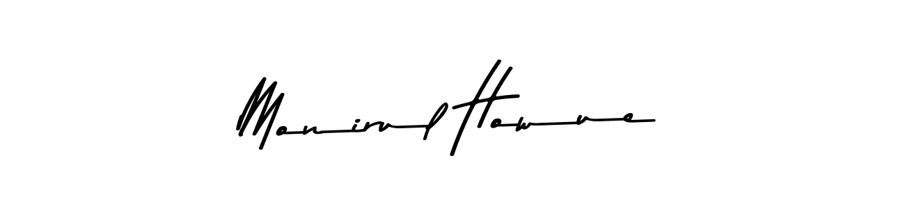 Monirul Howue stylish signature style. Best Handwritten Sign (Asem Kandis PERSONAL USE) for my name. Handwritten Signature Collection Ideas for my name Monirul Howue. Monirul Howue signature style 9 images and pictures png