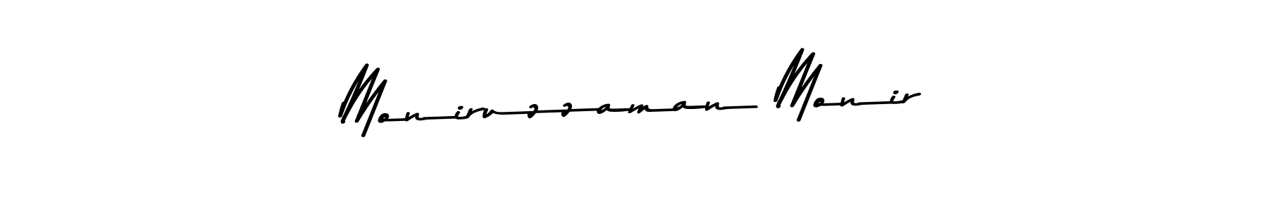 How to make Moniruzzaman Monir name signature. Use Asem Kandis PERSONAL USE style for creating short signs online. This is the latest handwritten sign. Moniruzzaman Monir signature style 9 images and pictures png