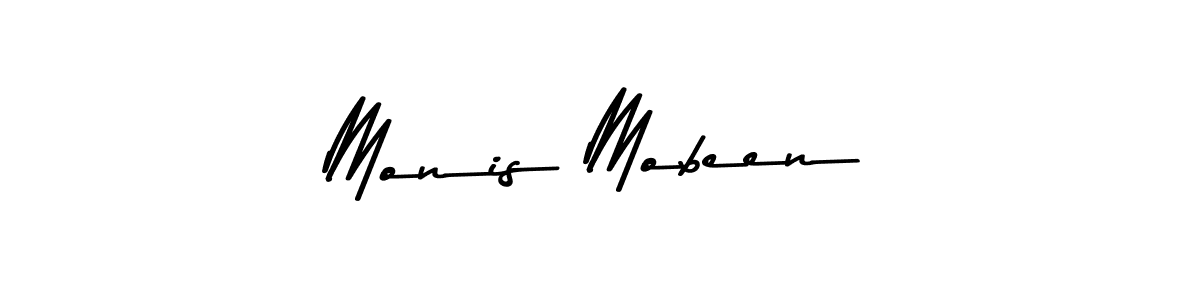 Design your own signature with our free online signature maker. With this signature software, you can create a handwritten (Asem Kandis PERSONAL USE) signature for name Monis Mobeen. Monis Mobeen signature style 9 images and pictures png