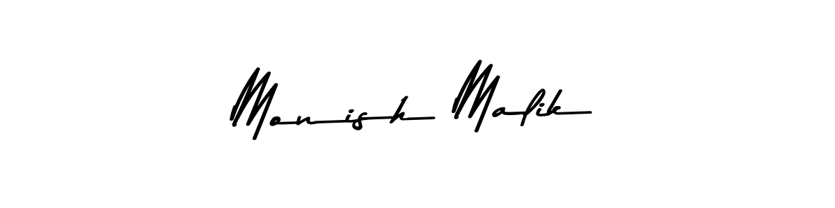 Also You can easily find your signature by using the search form. We will create Monish Malik name handwritten signature images for you free of cost using Asem Kandis PERSONAL USE sign style. Monish Malik signature style 9 images and pictures png