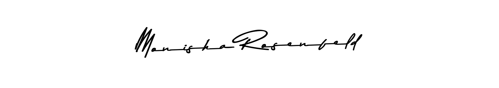 Make a beautiful signature design for name Monisha Rosenfeld. Use this online signature maker to create a handwritten signature for free. Monisha Rosenfeld signature style 9 images and pictures png