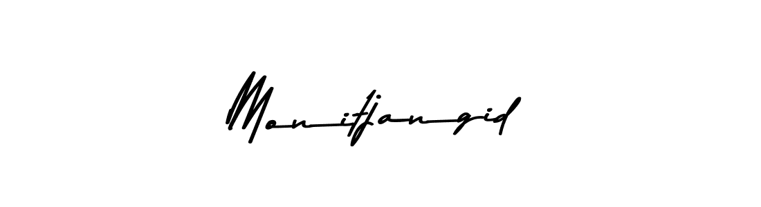 Monitjangid stylish signature style. Best Handwritten Sign (Asem Kandis PERSONAL USE) for my name. Handwritten Signature Collection Ideas for my name Monitjangid. Monitjangid signature style 9 images and pictures png