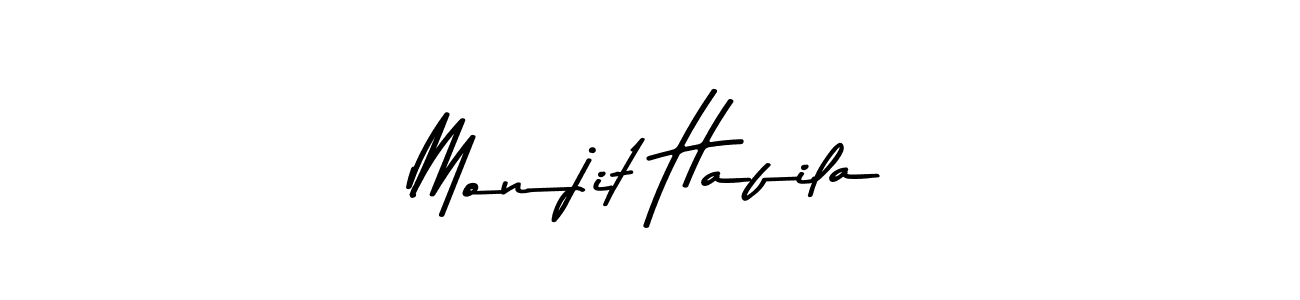 Also we have Monjit Hafila name is the best signature style. Create professional handwritten signature collection using Asem Kandis PERSONAL USE autograph style. Monjit Hafila signature style 9 images and pictures png