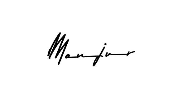 Monjur stylish signature style. Best Handwritten Sign (Asem Kandis PERSONAL USE) for my name. Handwritten Signature Collection Ideas for my name Monjur. Monjur signature style 9 images and pictures png