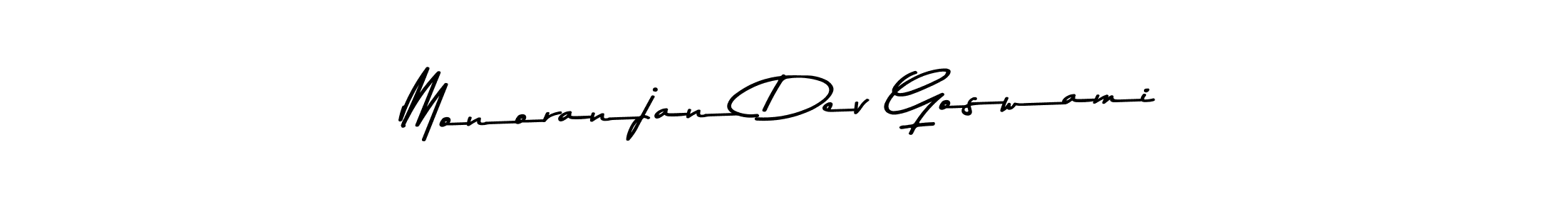 Use a signature maker to create a handwritten signature online. With this signature software, you can design (Asem Kandis PERSONAL USE) your own signature for name Monoranjan Dev Goswami. Monoranjan Dev Goswami signature style 9 images and pictures png