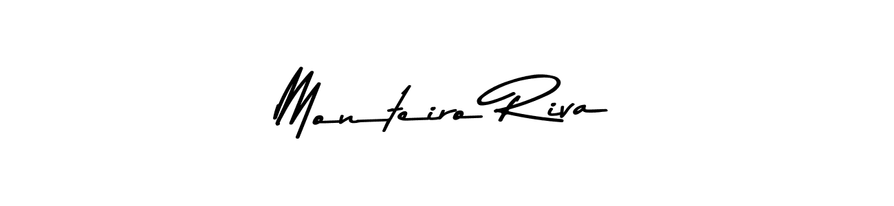Use a signature maker to create a handwritten signature online. With this signature software, you can design (Asem Kandis PERSONAL USE) your own signature for name Monteiro Riva. Monteiro Riva signature style 9 images and pictures png
