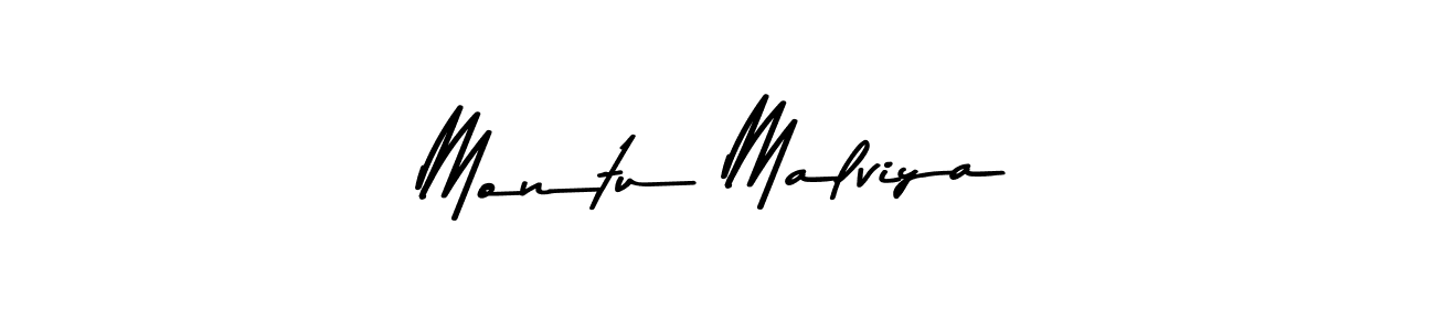 Use a signature maker to create a handwritten signature online. With this signature software, you can design (Asem Kandis PERSONAL USE) your own signature for name Montu Malviya. Montu Malviya signature style 9 images and pictures png