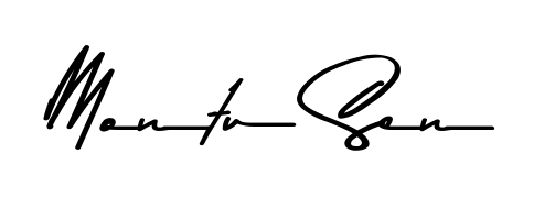 An effortless, minimalist signature concept for Montu Sen using Asem Kandis PERSONAL USE design. Clean lines that look great on any document. Montu Sen signature style 9 images and pictures png
