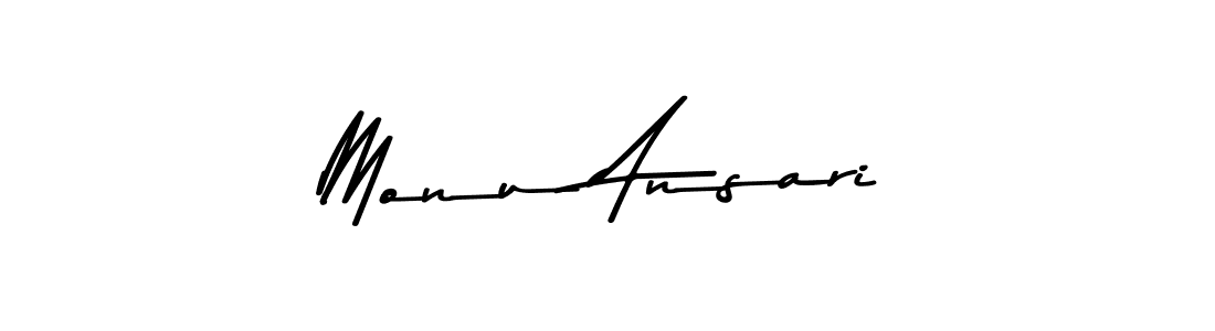 Monu Ansari stylish signature style. Best Handwritten Sign (Asem Kandis PERSONAL USE) for my name. Handwritten Signature Collection Ideas for my name Monu Ansari. Monu Ansari signature style 9 images and pictures png