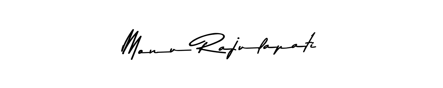 Monu Rajulapati stylish signature style. Best Handwritten Sign (Asem Kandis PERSONAL USE) for my name. Handwritten Signature Collection Ideas for my name Monu Rajulapati. Monu Rajulapati signature style 9 images and pictures png