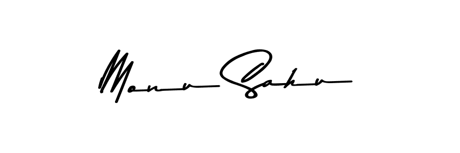 Monu Sahu stylish signature style. Best Handwritten Sign (Asem Kandis PERSONAL USE) for my name. Handwritten Signature Collection Ideas for my name Monu Sahu. Monu Sahu signature style 9 images and pictures png