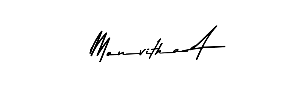 Make a short Monvitha A signature style. Manage your documents anywhere anytime using Asem Kandis PERSONAL USE. Create and add eSignatures, submit forms, share and send files easily. Monvitha A signature style 9 images and pictures png