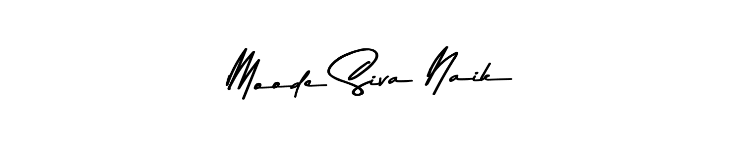 Create a beautiful signature design for name Moode Siva Naik. With this signature (Asem Kandis PERSONAL USE) fonts, you can make a handwritten signature for free. Moode Siva Naik signature style 9 images and pictures png