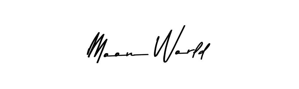 Similarly Asem Kandis PERSONAL USE is the best handwritten signature design. Signature creator online .You can use it as an online autograph creator for name Moon World. Moon World signature style 9 images and pictures png