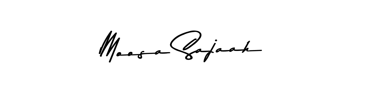 Here are the top 10 professional signature styles for the name Moosa Sajaah. These are the best autograph styles you can use for your name. Moosa Sajaah signature style 9 images and pictures png