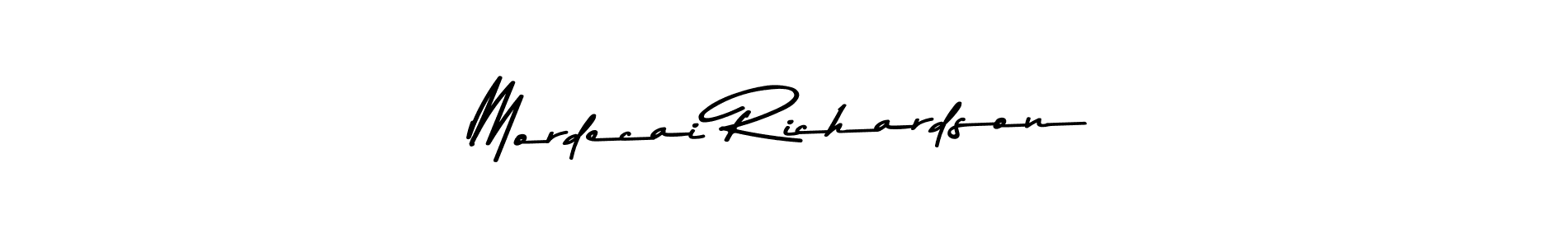 Make a beautiful signature design for name Mordecai Richardson. With this signature (Asem Kandis PERSONAL USE) style, you can create a handwritten signature for free. Mordecai Richardson signature style 9 images and pictures png