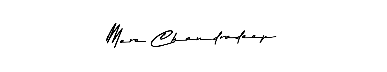 Similarly Asem Kandis PERSONAL USE is the best handwritten signature design. Signature creator online .You can use it as an online autograph creator for name More Chandradeep. More Chandradeep signature style 9 images and pictures png