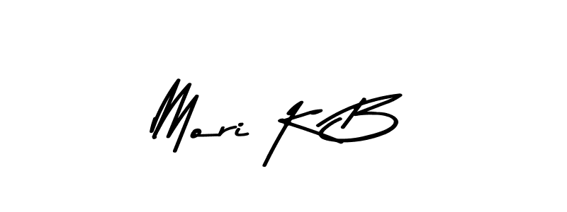 Asem Kandis PERSONAL USE is a professional signature style that is perfect for those who want to add a touch of class to their signature. It is also a great choice for those who want to make their signature more unique. Get Mori K B name to fancy signature for free. Mori K B signature style 9 images and pictures png