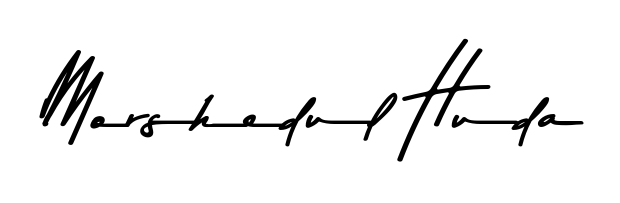 Download transparent PNG signature for name Morshedul Huda styled with Asem Kandis PERSONAL USE font. Ready to paste directly into PDF and Word agreements. Morshedul Huda signature style 9 images and pictures png